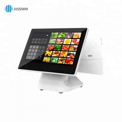 14.4 inch dual touch screen all in one android pos